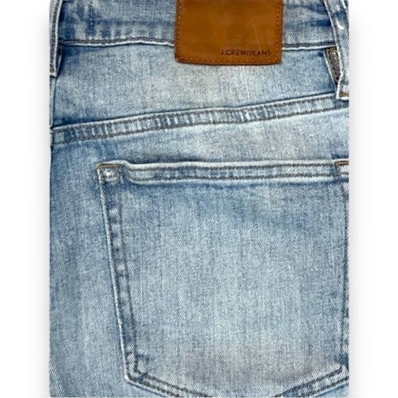 J. Crew Women's Slim Broken-In Boyfriend Fray Hem Jeans, Blue, Size 29 - Picture 4 of 11
